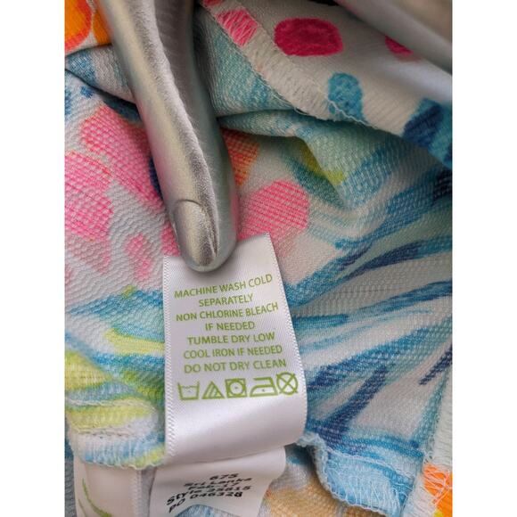 Lilly Pulitzer Sz 4 MARII SERENE BLUE TIPPY TOP Print Skort - Picture 11 of 11